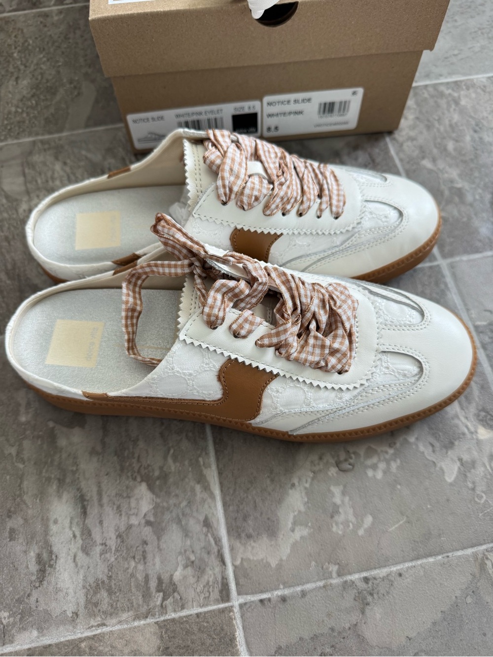Dolce Vita Notice Slide Sneakers- Sz 8.5 NWT